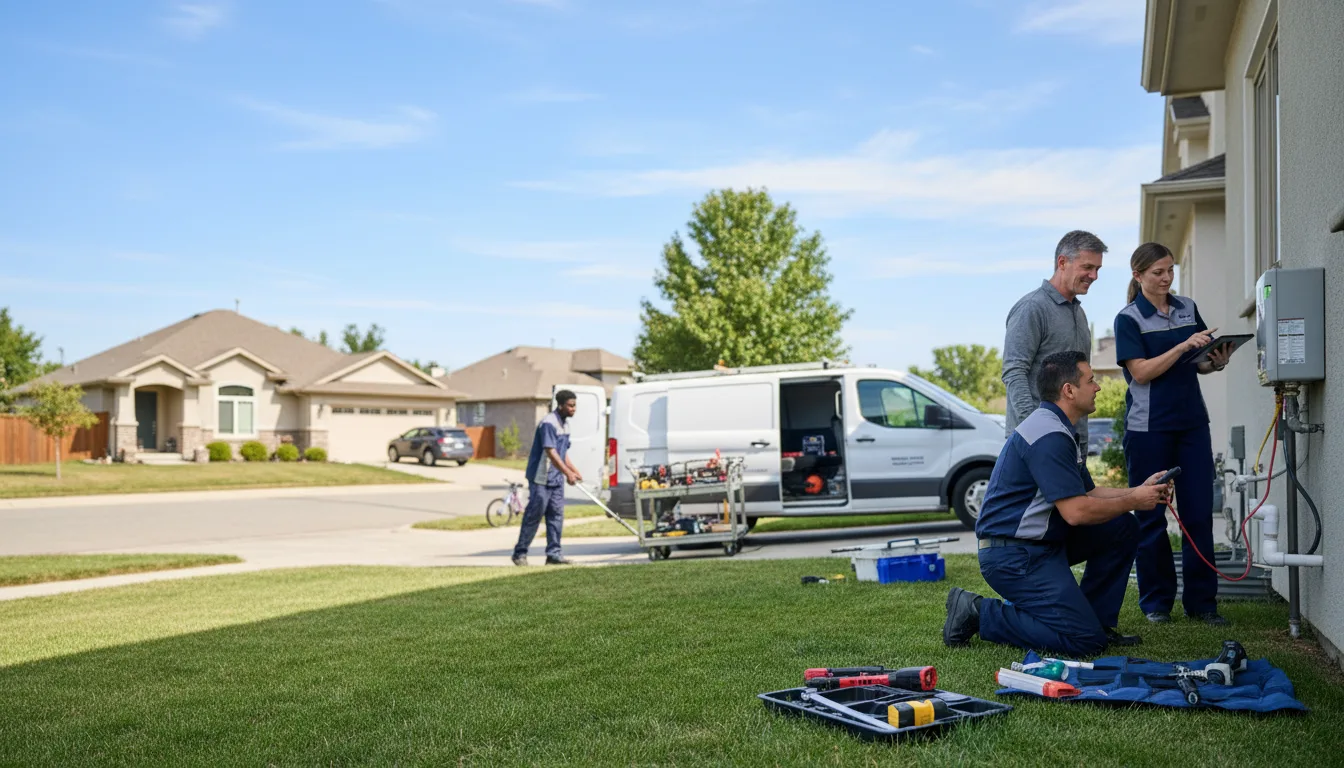 Tankless water heater service in Throckmorton, TX